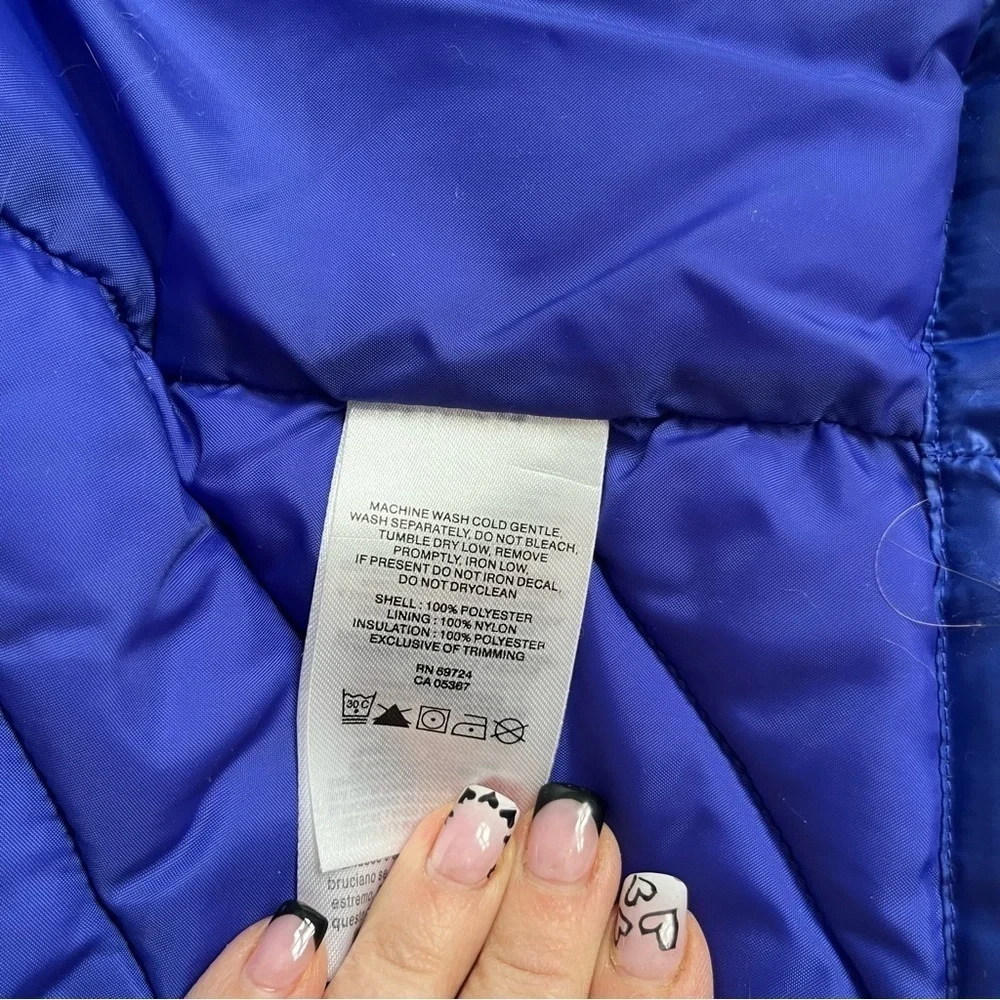 Columbia Kid’s Puffer Vest Purple Blue Size Medium 10-12 Unisex